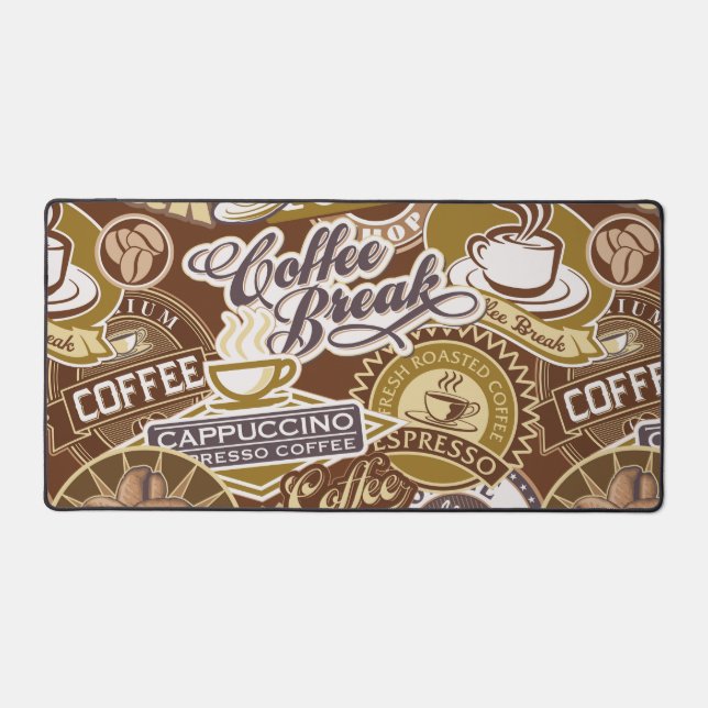 Coffee Break Desk Mat (Front)