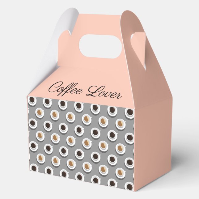 Coffee break. favor boxes (Front)