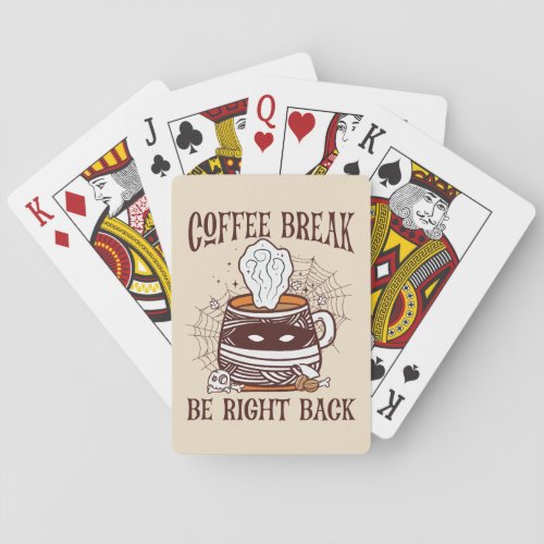 Coffee Break _ Halloween Theme Playing Cards