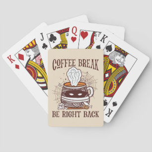 Coffee Break - Halloween Theme Poker Cards