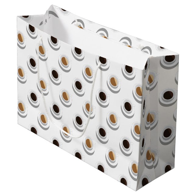 Coffee break. large gift bag (Front Angled)