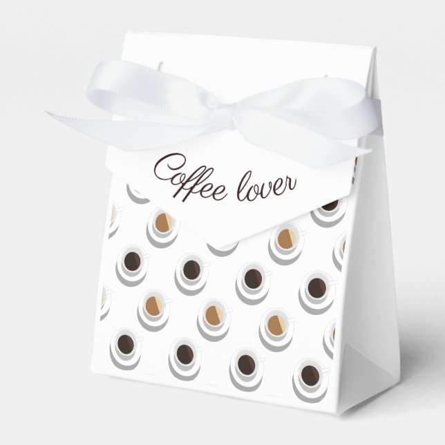 Coffee break. medium gift bag favor boxes (Front Side)