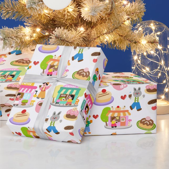 Coffee Break (PLEASE READ BELOW) Wrapping Paper (Holidays)
