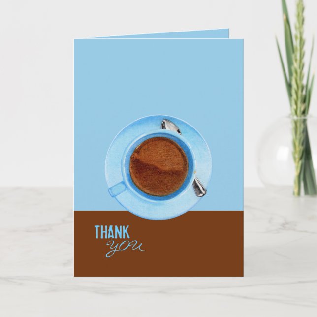 Coffee Break Thank You Card (Front)