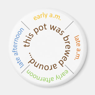 coffee brewed around... magnet