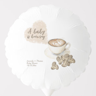 Coffee brewing Baby shower Balloon