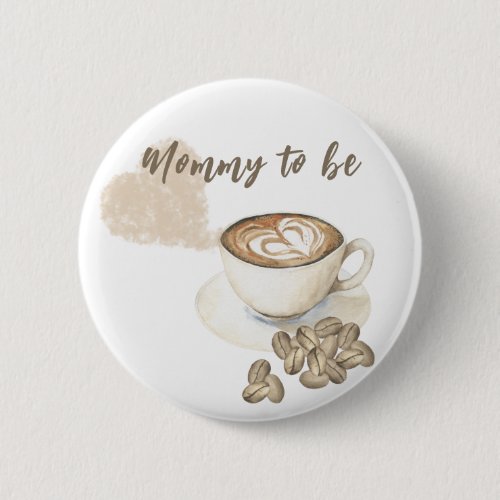 Coffee brewing Baby shower - mommy to be