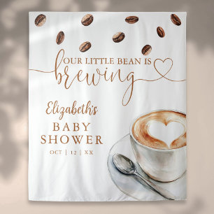 Coffee Brewing Baby Shower Photo Backdrop