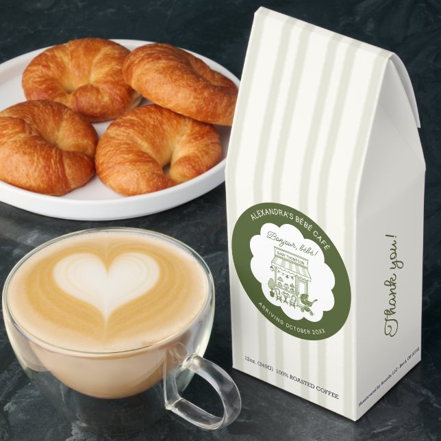 Coffee Brewing Bebe Brunch Neutral Baby Shower (Breakfast)