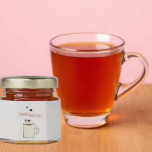 Coffee Bridal Shower Honey Jar Favors