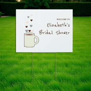 Coffee Bridal Shower Sign