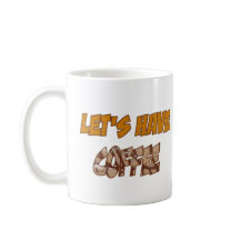Coffee Brown Lettering Coffee Mug