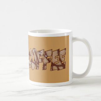 Coffee Brown Lettering Coffee Mug