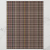 Coffee Brown Plaid Pattern (Front)