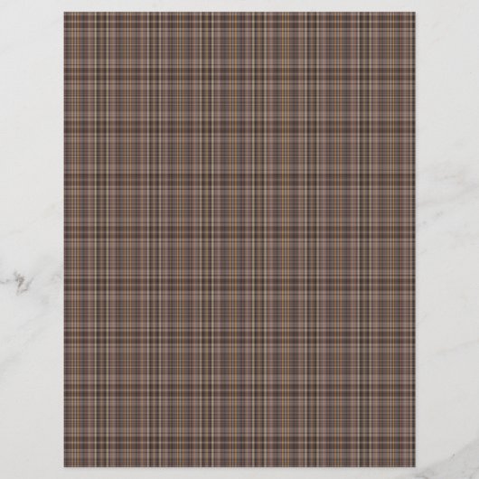 Coffee Brown Plaid Pattern (Front)