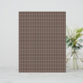 Coffee Brown Plaid Pattern (Standing Front)