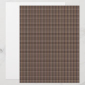 Coffee Brown Plaid Pattern (Front/Back)