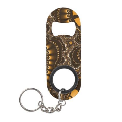 Coffee Brown Remix Keychain Bottle Opener