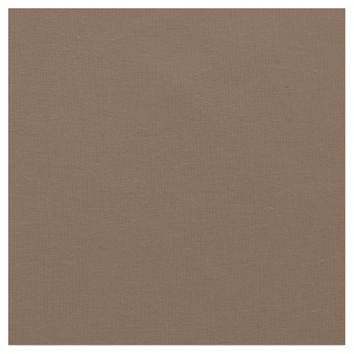 Coffee Brown Solid Color Fabric