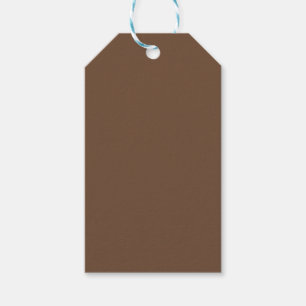 Coffee Brown Solid Color  Gift Tags
