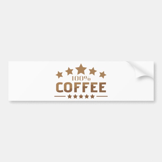 coffee bumper sticker (Front)