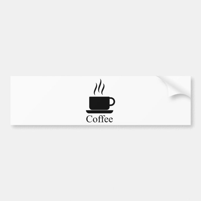 coffee bumper sticker (Front)