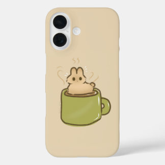 Coffee bunny iPhone 16 case