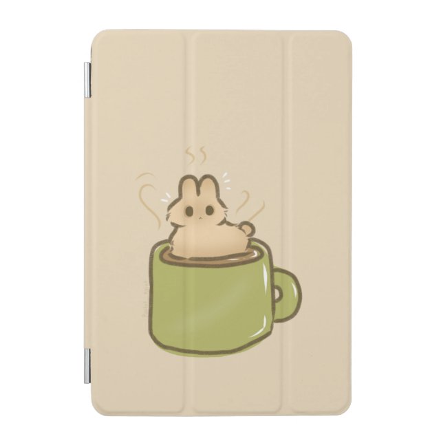 Coffee bunny iPad mini cover (Front)