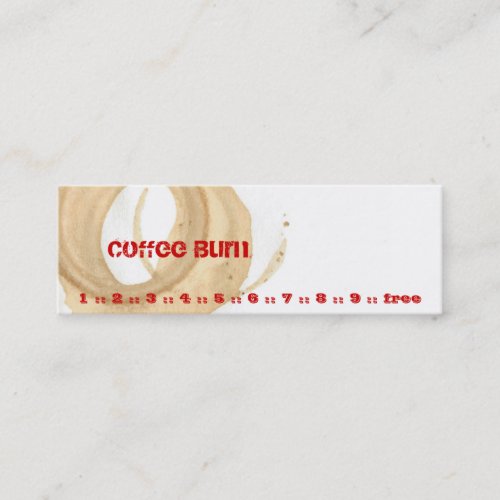 Coffee Burn Business Card Template