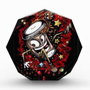 Coffee Burst Acrylic Award