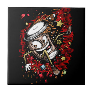 Coffee Burst Ceramic Tile