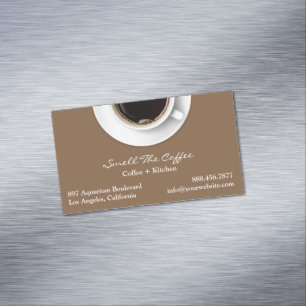 Coffee Business Card Magnet