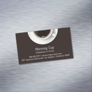 Coffee Business Card Magnet