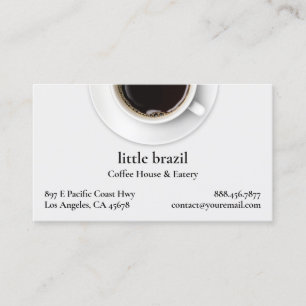 Coffee Business Card Template