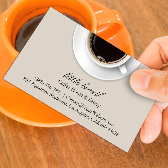 Coffee Business Card Template (Creator Uploaded)