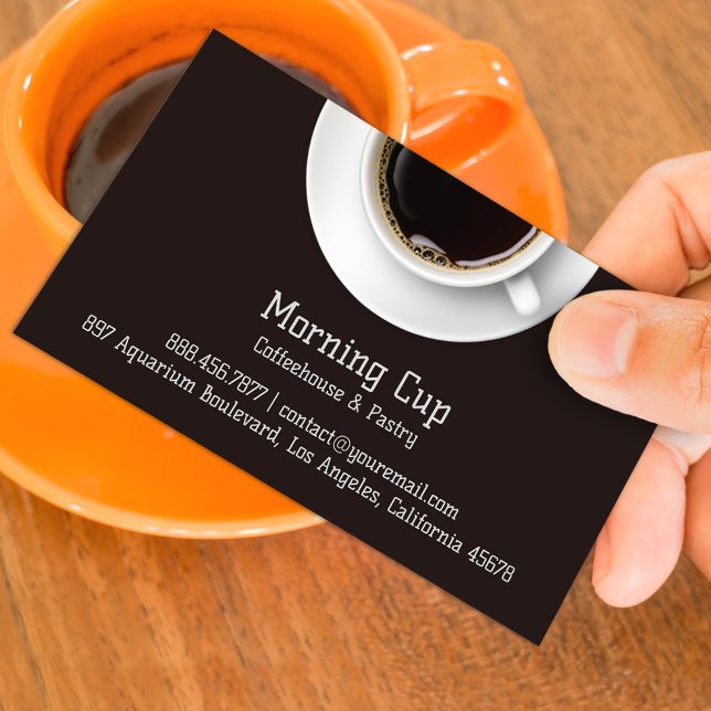 Coffee Business Card Template (Creator Uploaded)