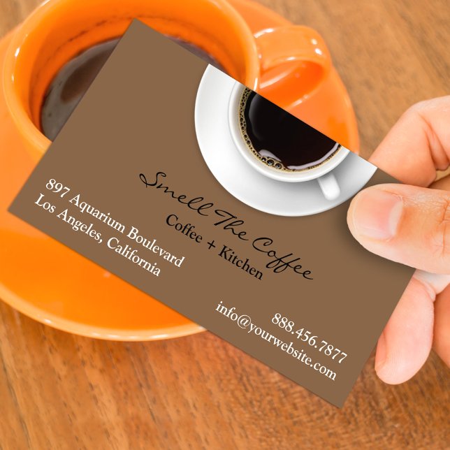 Coffee Business Card Template (Creator Uploaded)