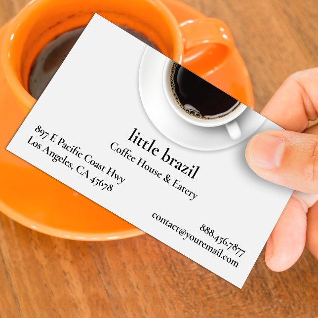Coffee Business Card Template (Creator Uploaded)