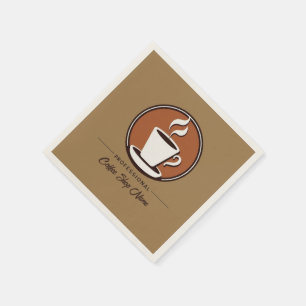 Coffee Business professional cafe espresso shop Napkins