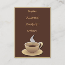 Coffee BusinessCards Business Card