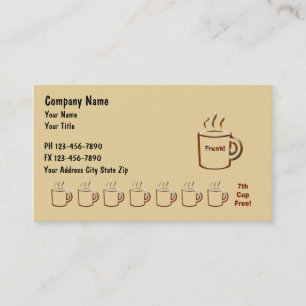 Coffee Businss Cards