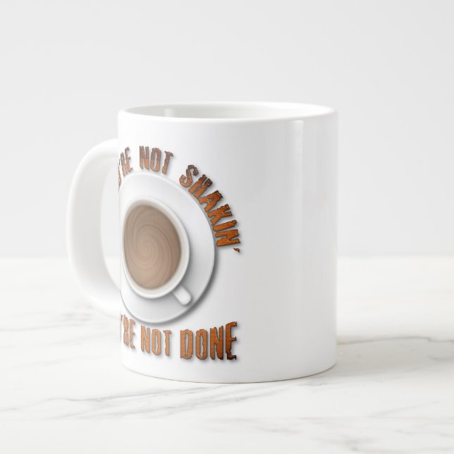 Coffee Buzz Large Coffee Mug (Front Left)