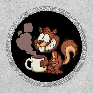 Coffee Buzz Squirrel Patch