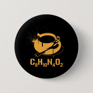 Coffee C8H10N4O2 Button