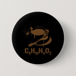 Coffee C8H10N4O2 Button
