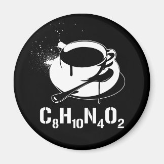 Coffee C8H10N4O2 Magnet