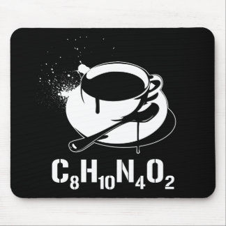 Coffee C8H10N4O2 Mouse Pad