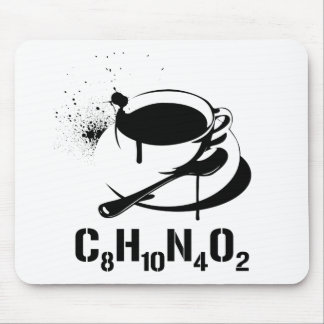 Coffee C8H10N4O2 Mouse Pad