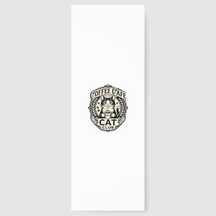 Coffee Cafe Cat Funny Cat Graphic - Coffee Cafe Ca Bookmarks