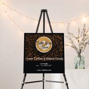 Coffee Café Foam Board   Coffee Shop Menu Board   